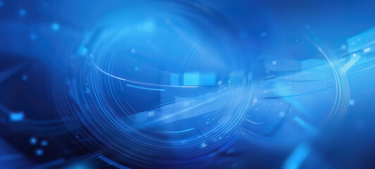 Modern Technology Abstract Background with Concentric Shape