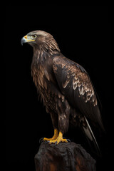 Obraz premium An eagle full length photorealistic portrait