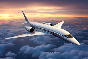 Supersonic Flight Airplane of Tomorrow, transparent background (PNG)
    
