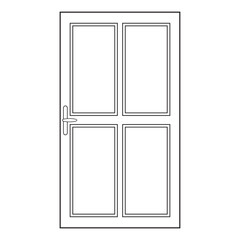 door outline illustration