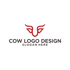 cow logo design