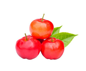 Barbados cherry, Malpighia emarginata, Family Malpighiaceae on transparent png