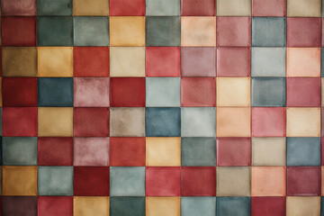 Fototapeta premium Textured Wallpaper colorfull background with geometric parts. AI generated