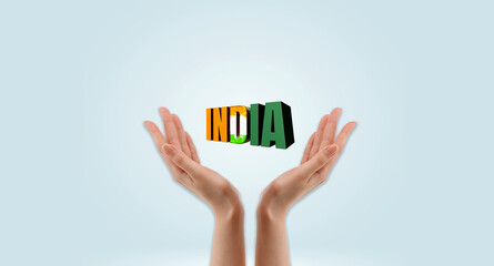 Background for indian Republic and Independence Day of India
