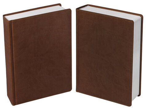 blank book hardcover mockup perspective view
