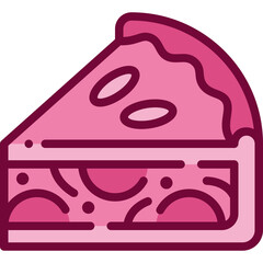 apple pie two tone icon