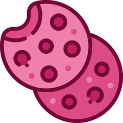 cookies two tone icon
