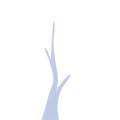 Fototapeta premium Hand Drawn Winter Tree Wtihout Leaves