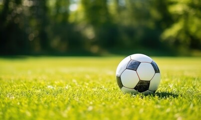 Football Advertising Background, Soccer Tournament Competition and Training For Social Media Post. Generative Ai