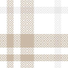 Tartan Pattern Seamless. Checker Pattern Template for Design Ornament. Seamless Fabric Texture.