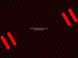 Minimalist red premium abstract background with luxury geometric elements. Exclusive wallpaper design for posters, flyers, presentations, websites, etc.