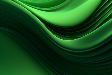 Abstract organic green lines as wallpaper background.  