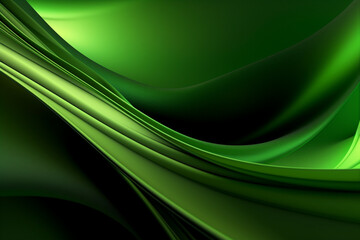 Abstract organic green lines as wallpaper background.  