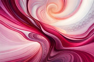 abstract pink background with waves generated by AI