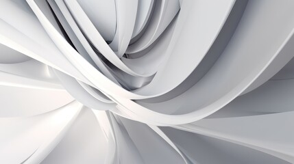 White background paper, 3d render, abstract wallpaper with fold and waves, AI Genrated