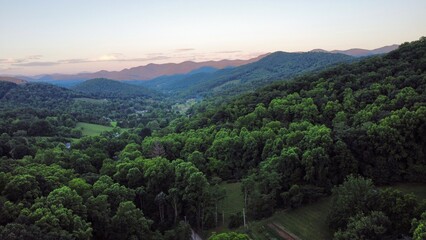 view of the mountains