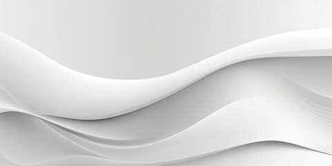 Fototapeta premium White abstract background with flowing particle made with Generative AI