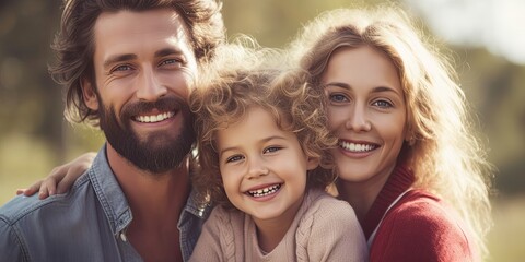 Obraz premium Generative AI. Close up of Parents and children. Family happiness 3d illustration concept. 