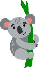 Cute hand drawn koala.