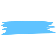 Fototapeta premium Blue Stroke Splash Brush Stain