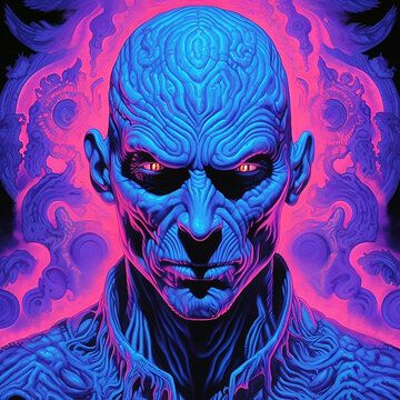 dark fantasy man, Generative AI
