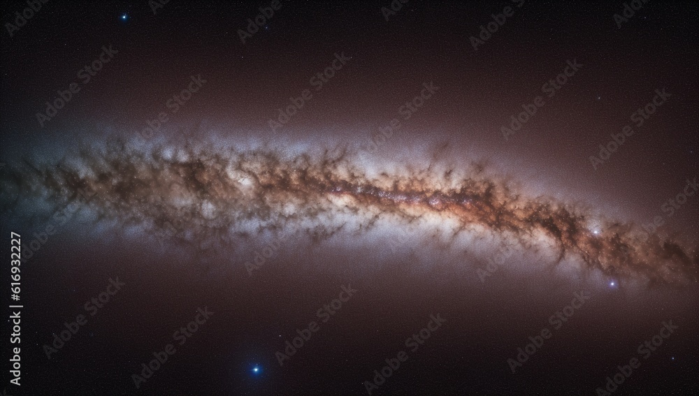 Wall mural a picture of an abstract image of a spiral galaxy ai generative