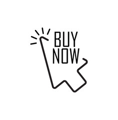 buy now sign on white background	