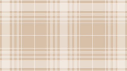 Beige and white plaid fabric texture