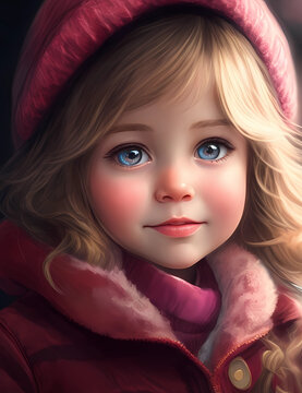 Portrait of a little child