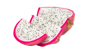 Dragon fruit isolated on white background
