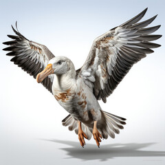 Obraz premium An elegant Albatross (Diomedeidae) soaring high in the sky.