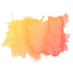 Abstract watercolor background with splashes of colorful paint