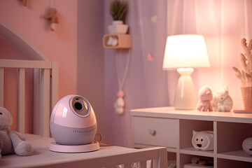 video baby monitor for baby security, AI Generated