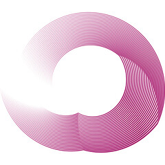 Abstract background with circles. Wave element