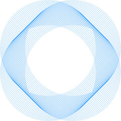Abstract blue circle background. Wave element