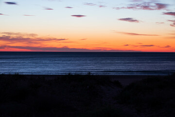 Fototapeta premium Paisaje de amanecer en la playa