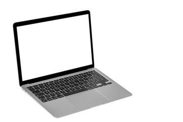 a modern laptop computer in png format