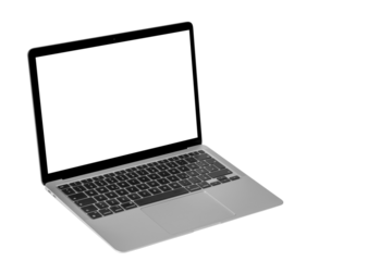 a modern laptop computer in png format