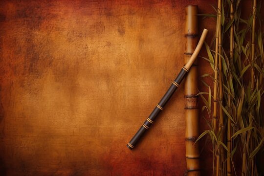 Papyrus cane background banner