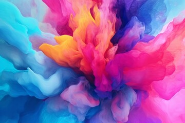 Abstract background colors trend. Generative AI 3