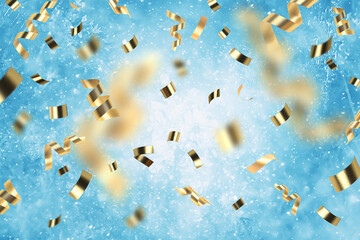 background christmas confetti snow abstract falling