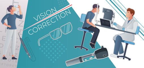 Vision Correction Flat Collage