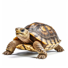 Fototapeta premium A majestic Tortoise (Testudinidae) in a serene pose.