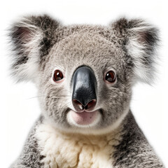 Obraz premium A friendly Koala (Phascolarctos cinereus) offering a smile.