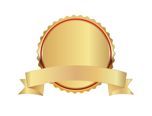Gold Badge Ribbon