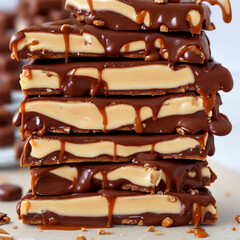 chocolate with hazelnuts generative ai