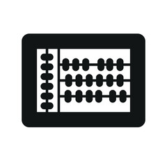 abacus sign symbol vector glyph color icon