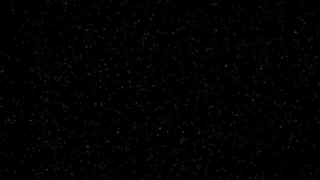 falling glitters loop, gold particles falling on black background, light particles falling