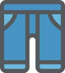 ミニミニカラーアイコン　ズボン