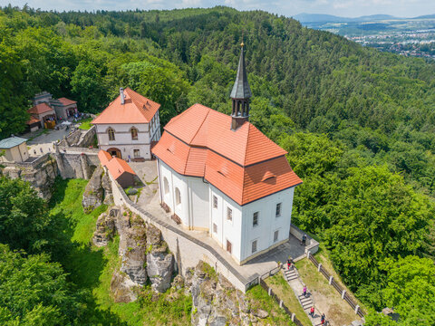 Valdstejn Castle in Bohemian Paradise in North Bohemia - Town of Turnov